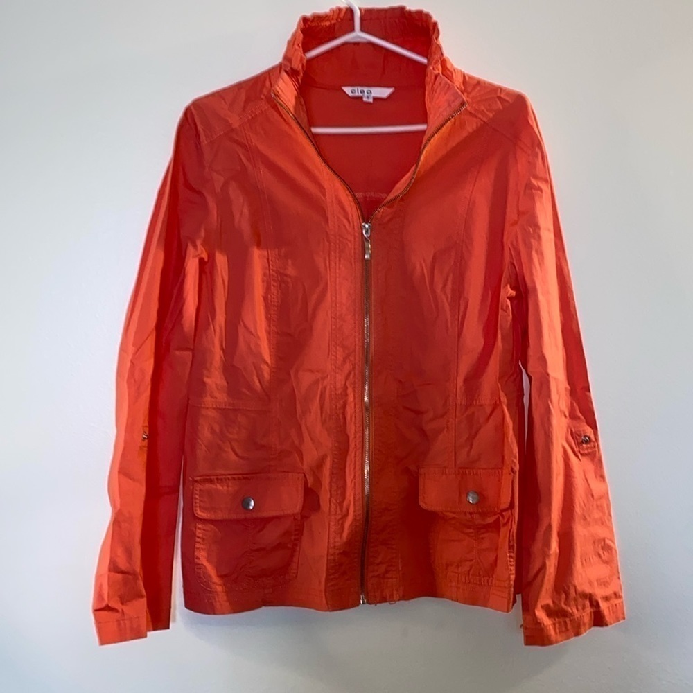 Cleo Coral  Spring Jacket & Peddle Pushers/Capris (Size Medium & Petite 8) Set